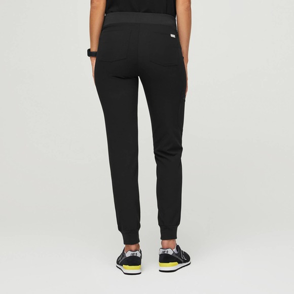 Large - BLACK - FIGS scrubs Set - Top and Jogger Pants - Picture 6 of 9